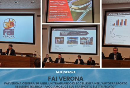 FAI VERONA: “FACCIAMO LUCE SUL TRASPORTO ELETTRIFICATO”