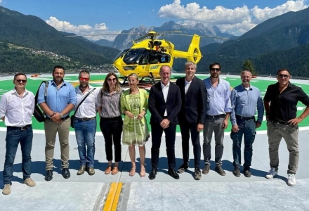 THE PIEVE DI CADORE HEMS BASE HAS BEEN INAUGURATED